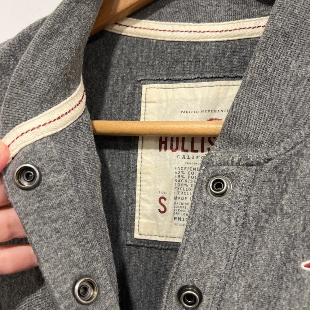 Hollister Women's Charcoal Bomber Jacket - Picture 7 of 12